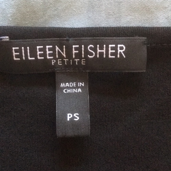 New Eileen Fisher Silk Georgette Crêpe Long Shell - Picture 5 of 7